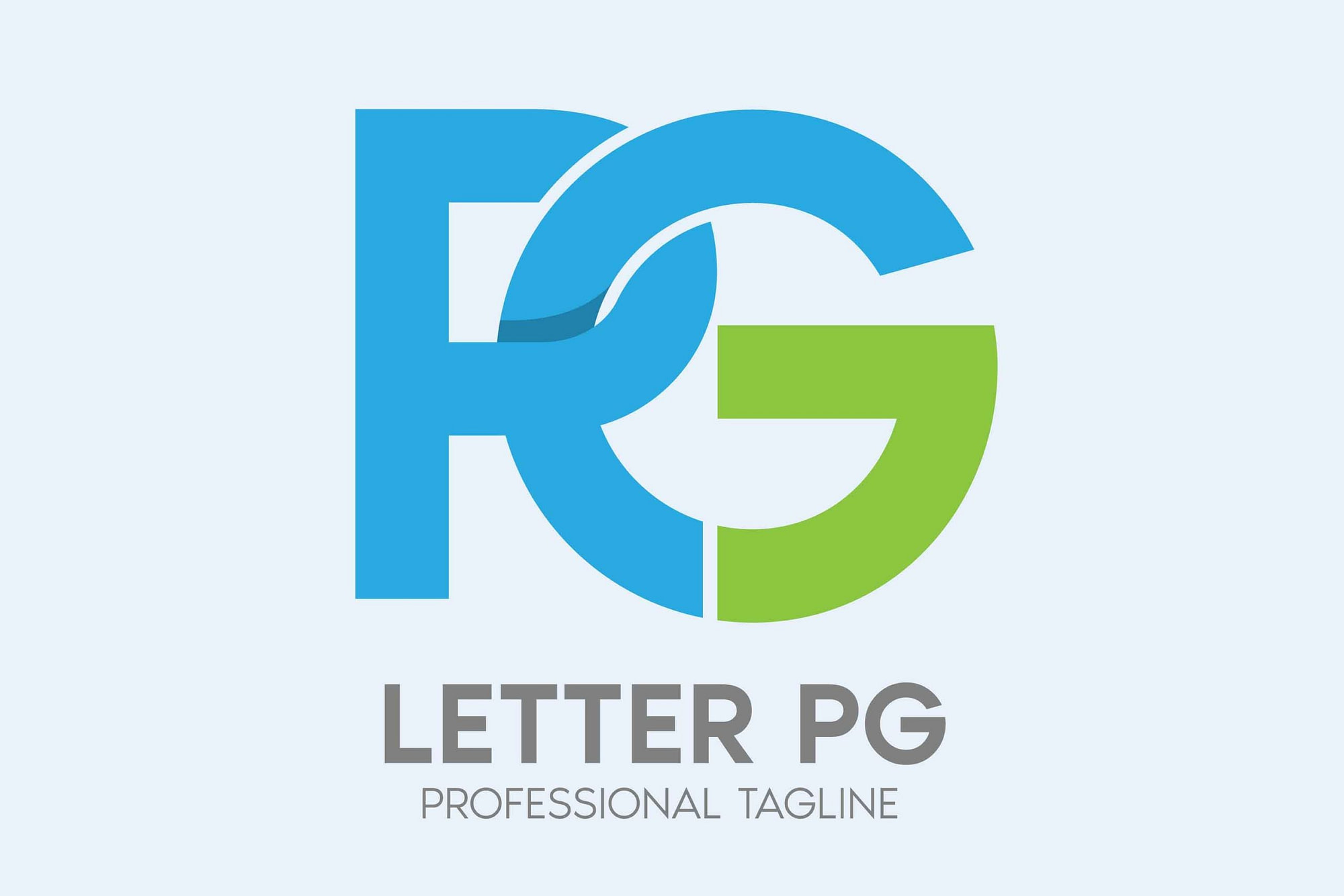 Letter Pg Logo Designlever