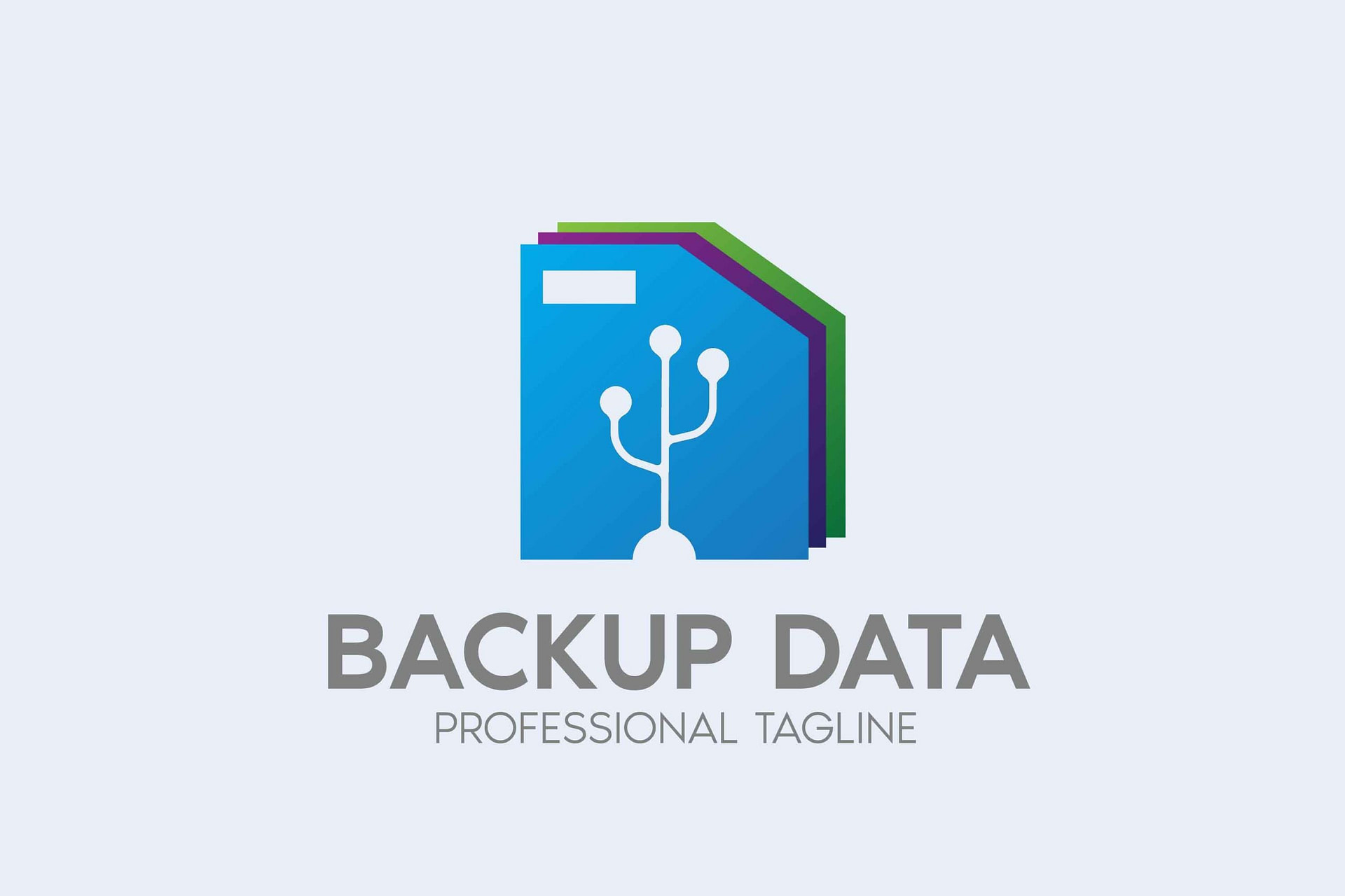 Backup Data Logo - designlever